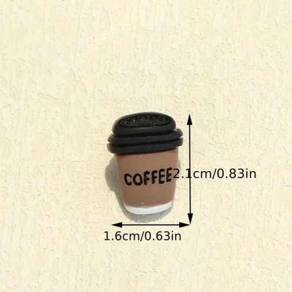 BOGO! Coffee cup stud earrings - Boutique NEW - Picture 6 of 7